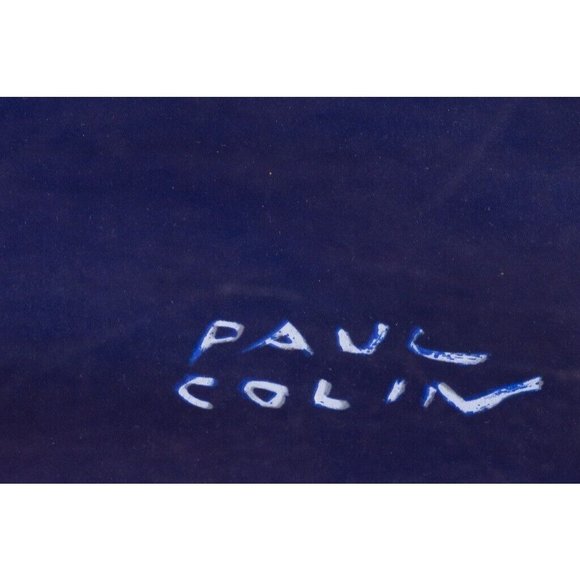 Original Vintage Zenith Watch Poster by Paul Colin c1950 Art Deco large framed - Picture 3 of 10